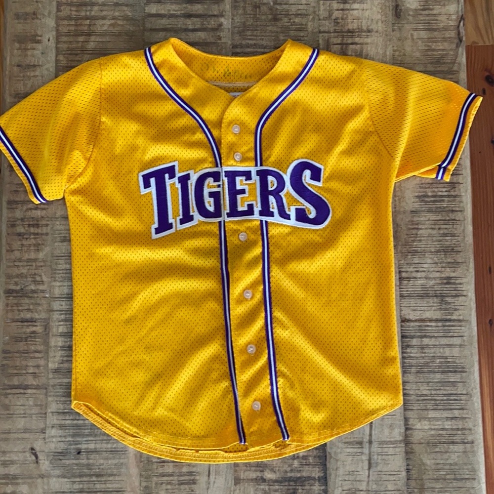 LSU baseball jersey youth size medium